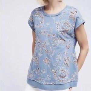Anthropologie Akemi + Kin Hildie Sequin Sweatshirt